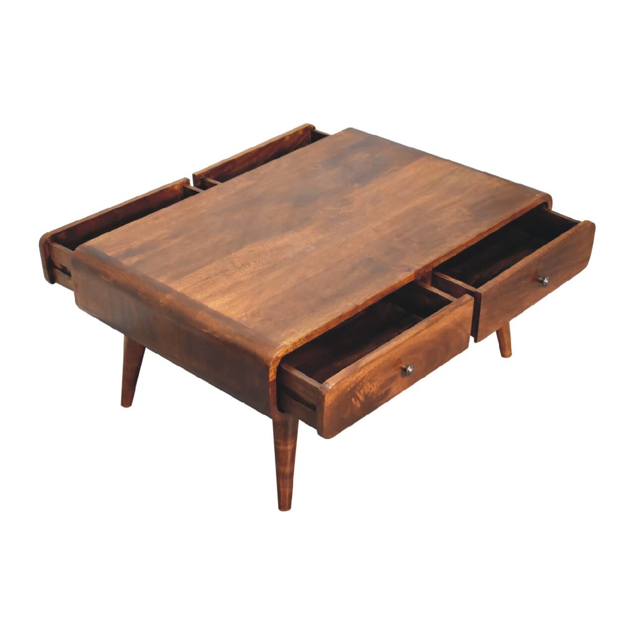 Alt View 4. Artisan Furniture - Artisan Furniture Solid Wood Sonata Chestnut Coffee Table - Brown.