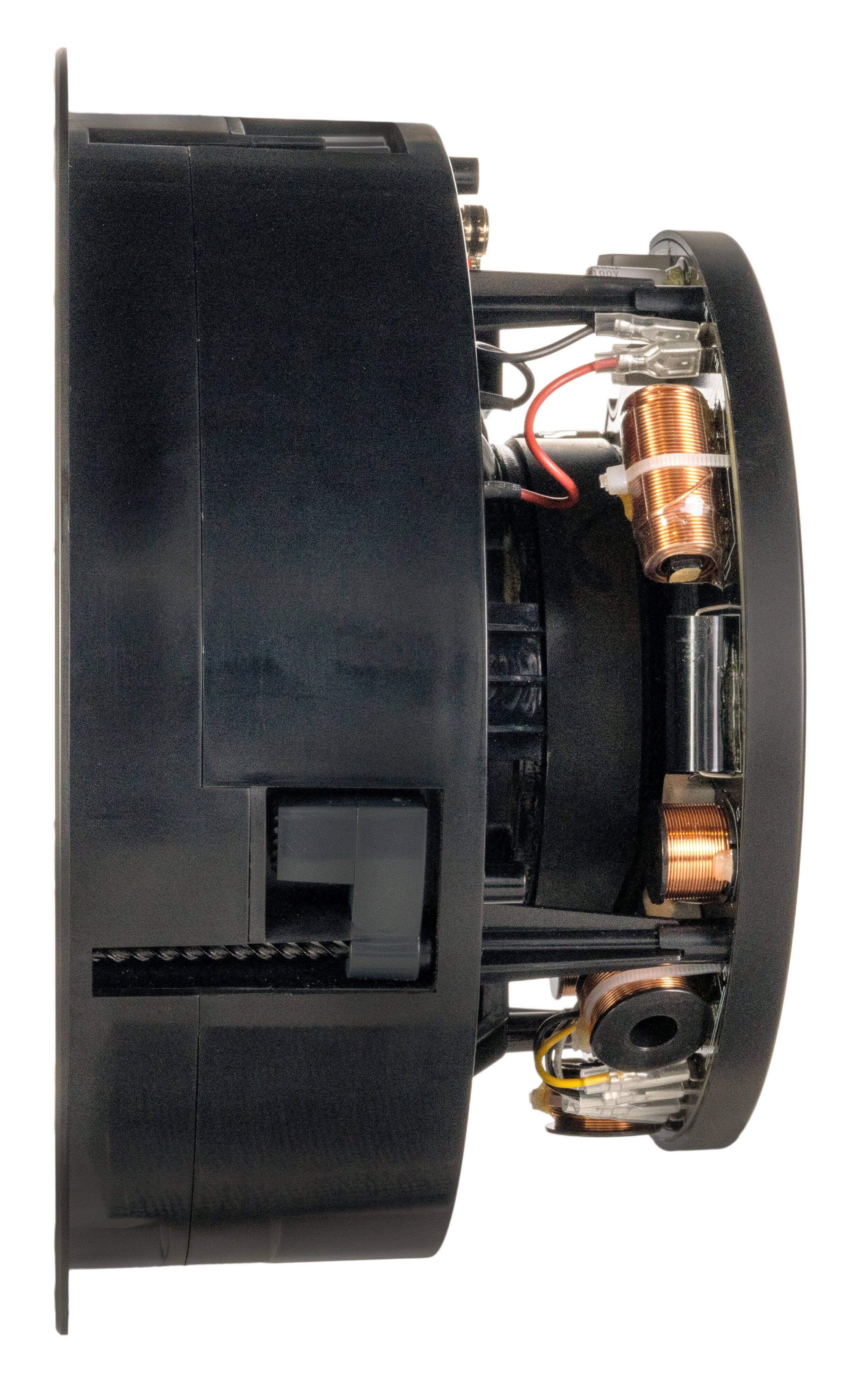 Back. Sonance - VX86R SST SINGLE SPEAKER - Visual Experience Series 8" 2-Way Single Stereo In Ceiling Speaker (Each) - Paintable White.