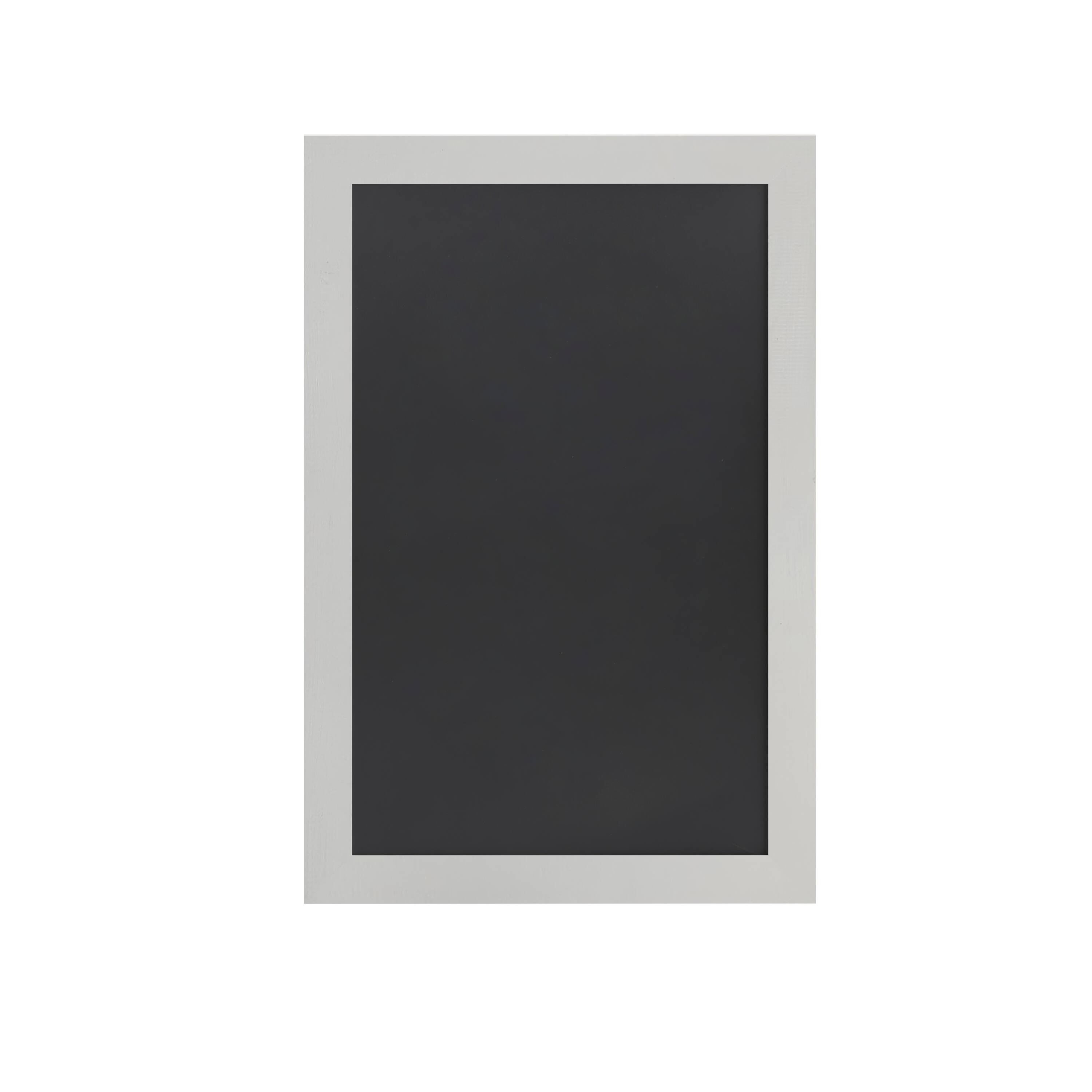 Alt View 9. Emma + Oliver - Burke Framed Decorative Wall Hanging Chalkboard with Magnetic Surface and Eraser for Weddings, Parties, Showers and More - Solid White.