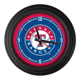 Holland Bar Stool Co. - Texas Rangers 15" Traditional Wall Clock - Black