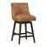 Angle. OSP Home Furnishings - Granville 26" Swivel Counter Stool - Camel/Grey.