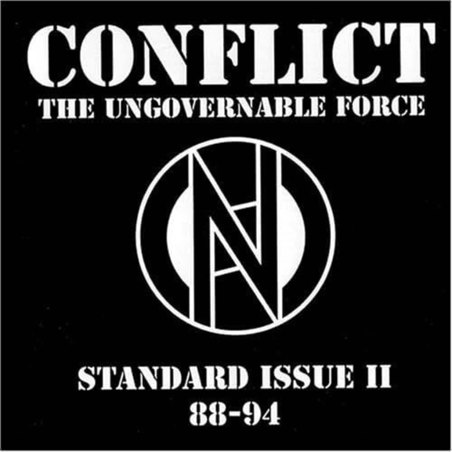 Conflict Standars Issue Ii 88 94 White & Black Splatter Vinyl