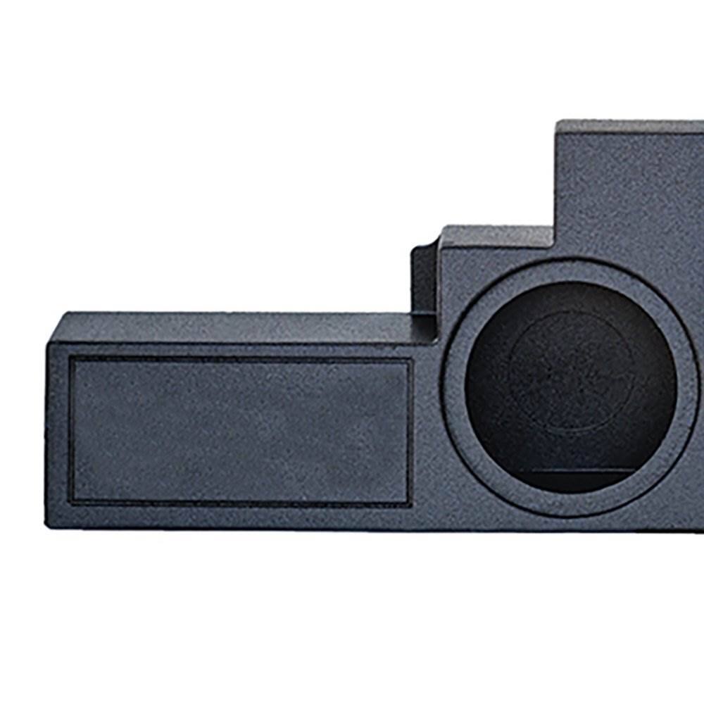 Alt View 2. QPower - Q Power Dual 10" Ported Enclosure for Ford Super Duty 00-16 | QBFORD09F350210 - Black.