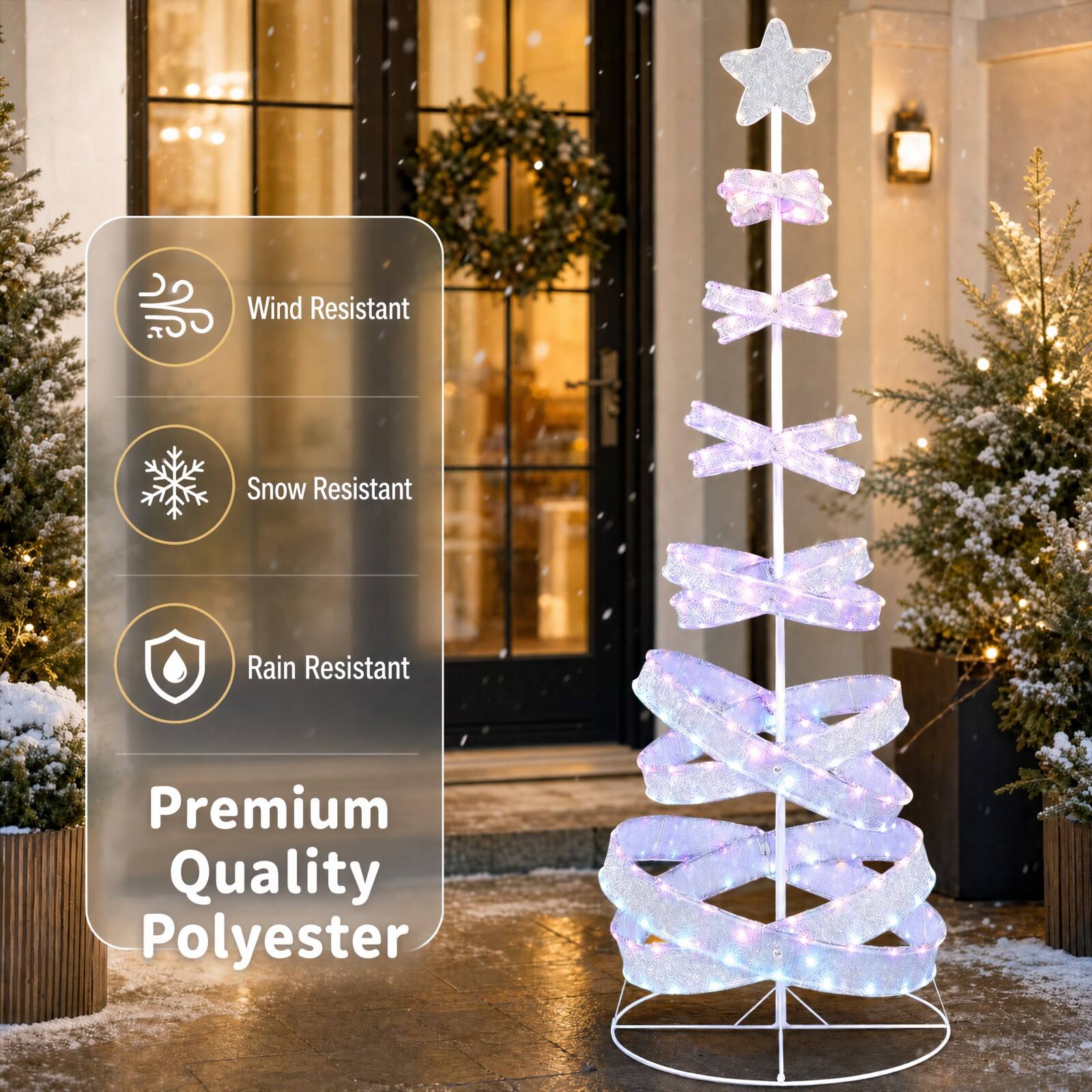 Wind Resistant  
Snow Resistant  
Rain Resistant  
Premium Quality Polyester