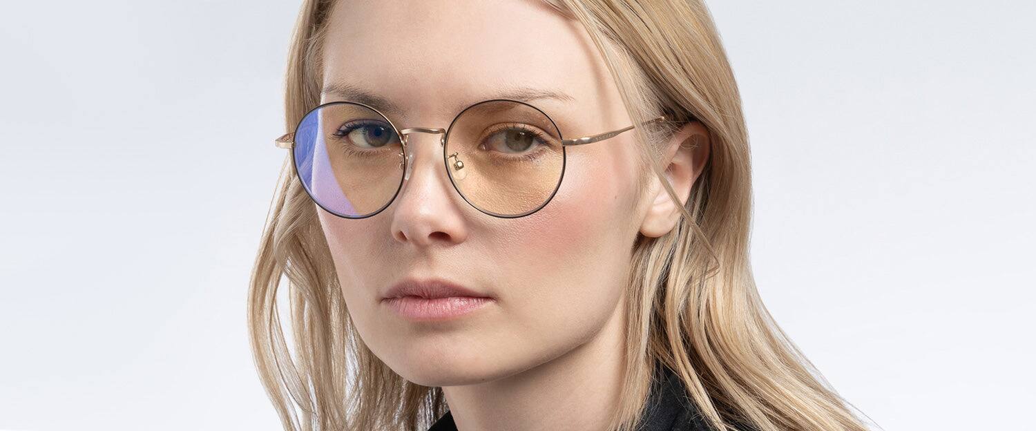 Alt View 8. GUNNAR - GUNNAR Computer Glasses  -  Ellipse, Silver, Amber Lens - Blue Light Blocking, Relieve Dry Eye, Anti Glare - Silver.