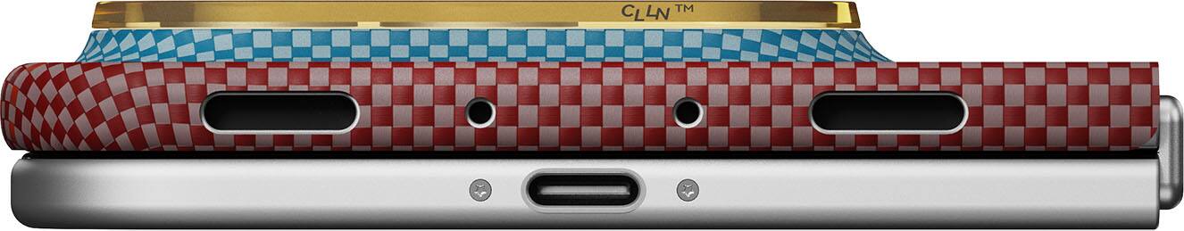 Alt View 2. Pitaka - Edge Case for Apple iPhone Duo Back Cover - California Dream.