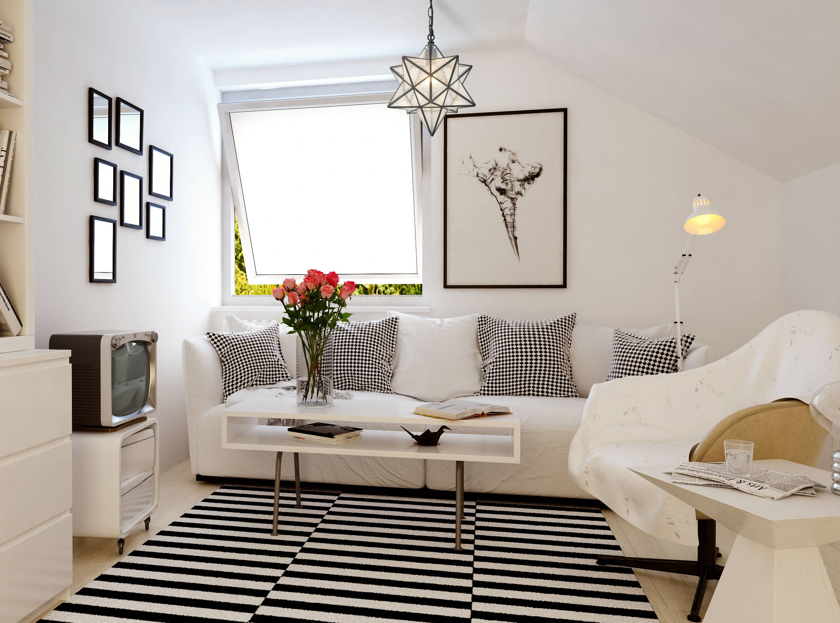 Alt View 5. MOOSE - Moravian Star Pendant Light 14-inch Seeded Glass Shade - Black.