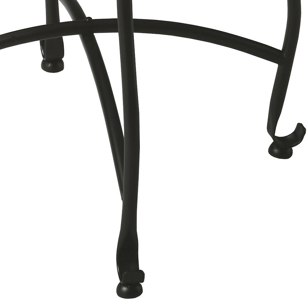 Angle. Butler Specialty - Moroccan Metal Tray Table - Multi-Color.