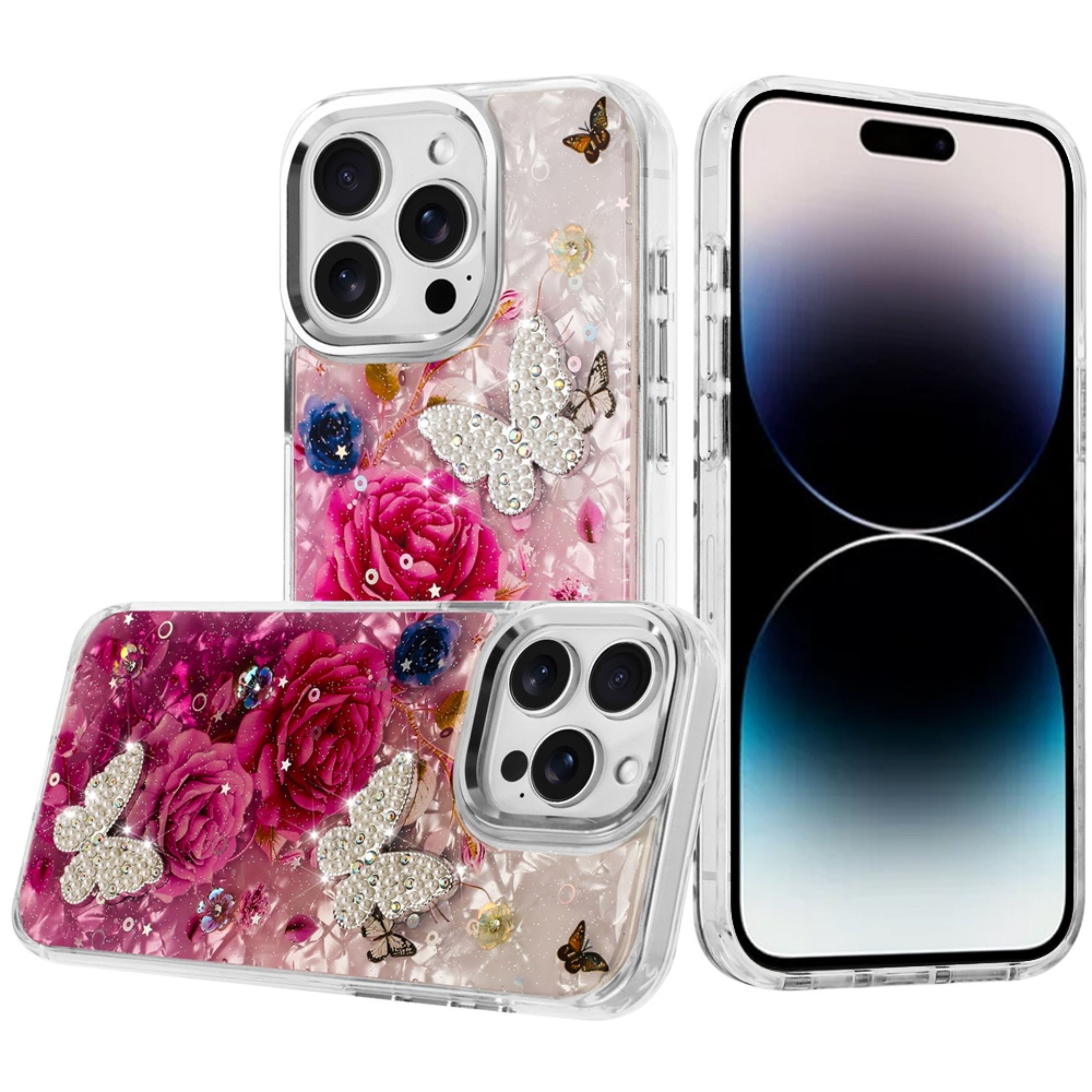 Kitcheniva - Epoxy Glitter 3D Butterfly Case For iPhone 14 Pro Max 6 - Multicolor price history on PriceWatchPro