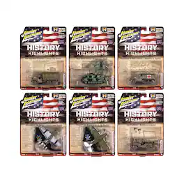 "Military" Set A of 6 pieces 2026 Release 1 Limited Edition 1/64 Diecast Model Cars by Johnny Lightning
