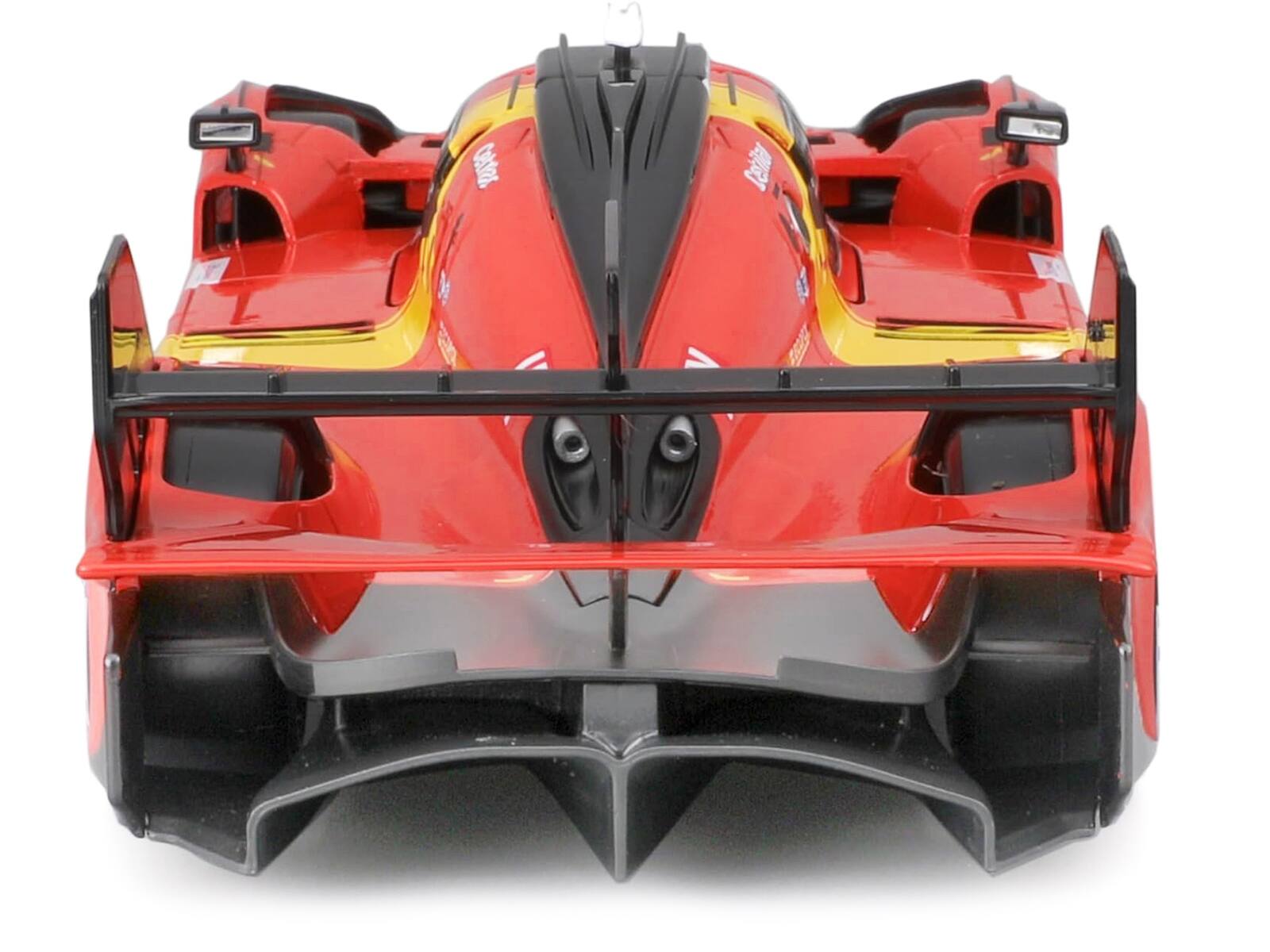 Left. Bburago - Ferrari 499P #51 Calado Giovinazzi Guidi Ferrari AF Corse 2023 24 Hours of Le Mans Winner Racing Series 1:24 Diecast - Red.