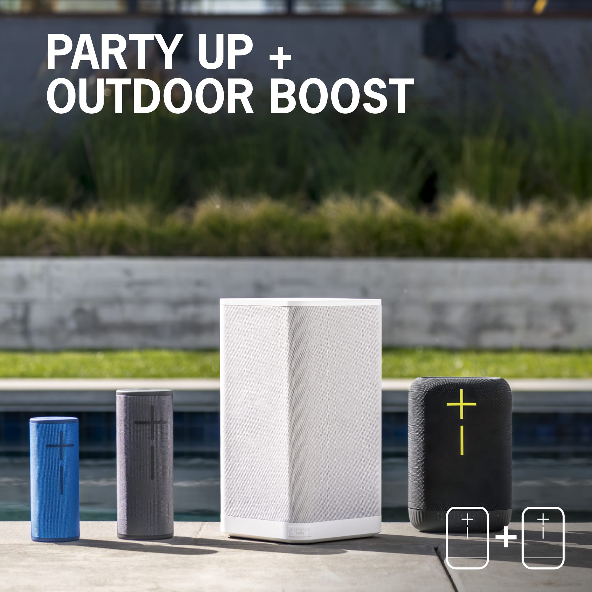 PARTY UP + OUTDOOR BOOST