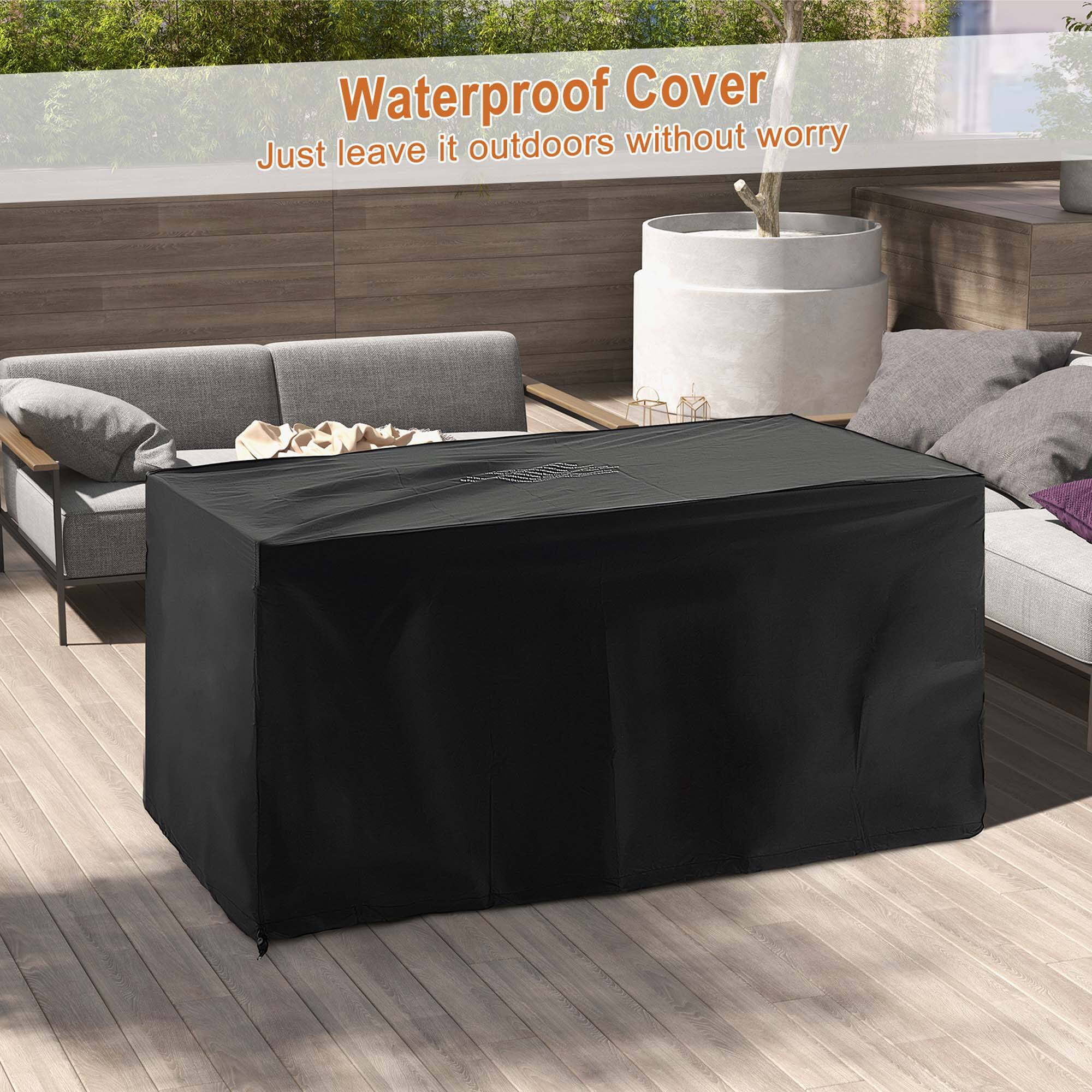 Waterproof Cover  
Just leave it outdoors without worry