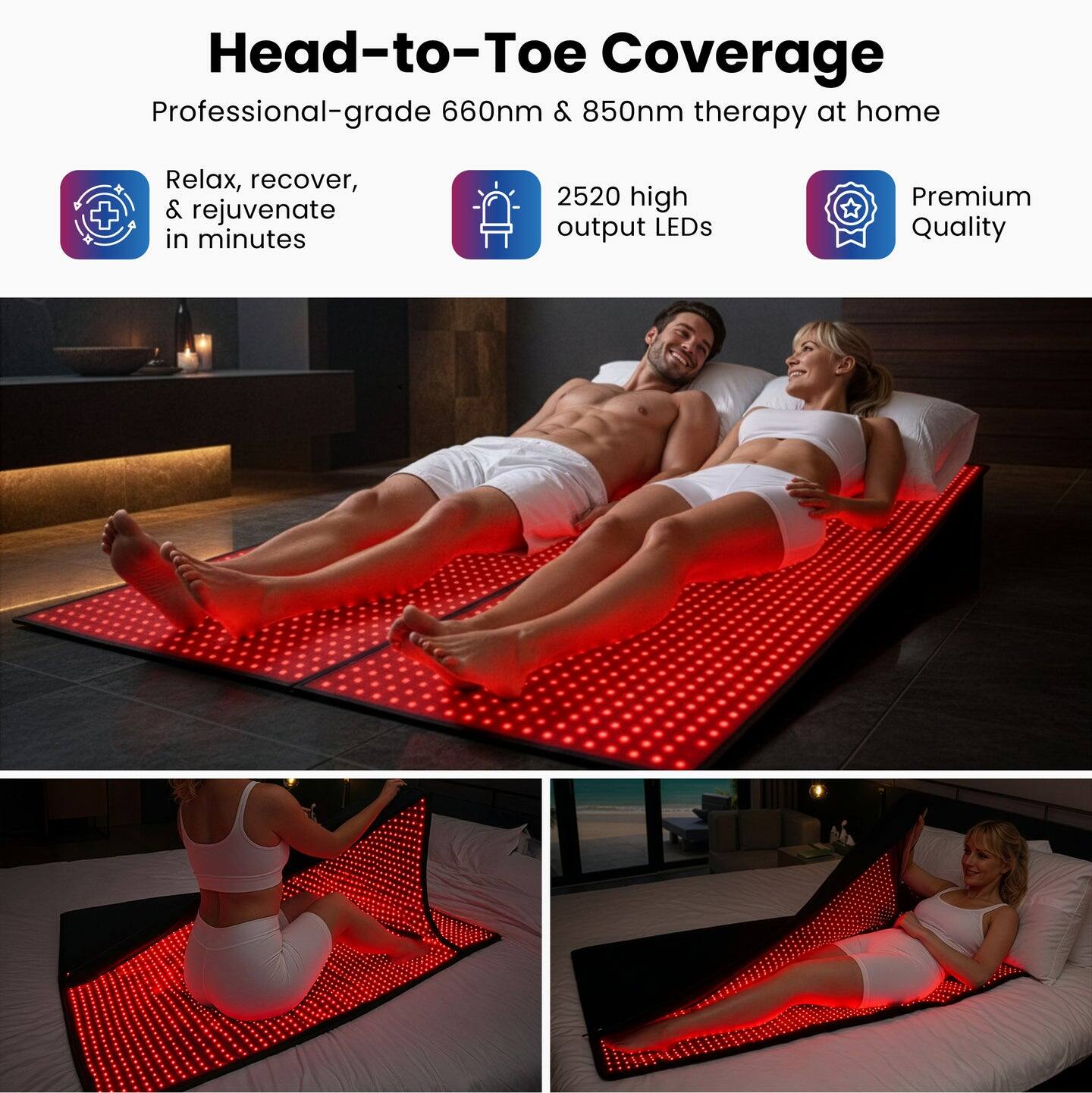 iReliev FullGlow™ 360 Full Body Red Light & Near Infrared Bag - Best Buy