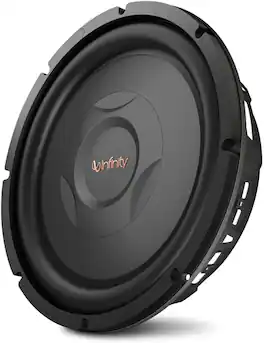 Infinity - Refurbished Excellent - REF1200S Reference 12 Inch Low Profile Subwoofer with SSI (Selectable Smart Impedance) - Black