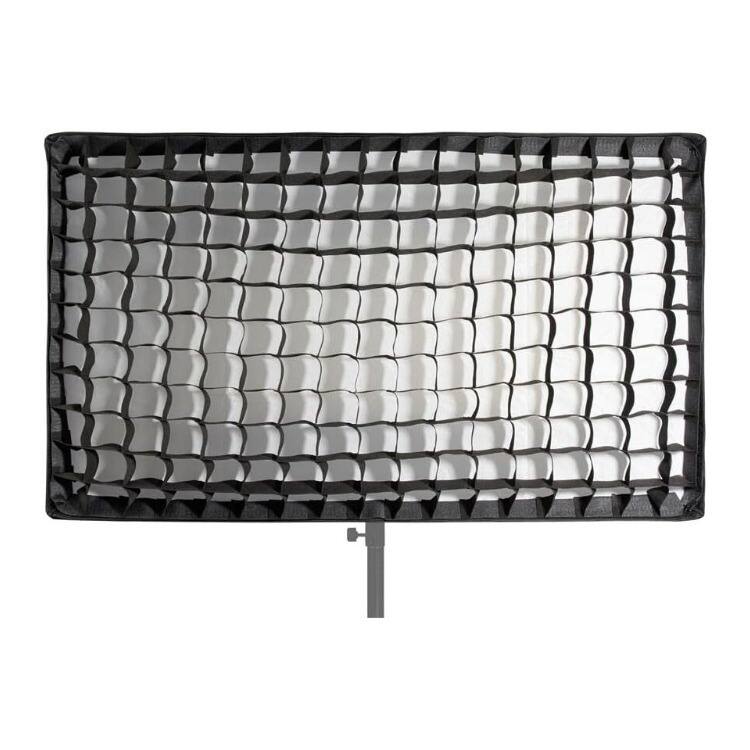 Left. Godox - Godox Rectangular Softbox with Eggcrate Grid for LR150R LED Panel.