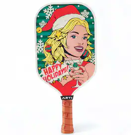 ARTI - Carbon Pickleball Paddle Holidays - Green