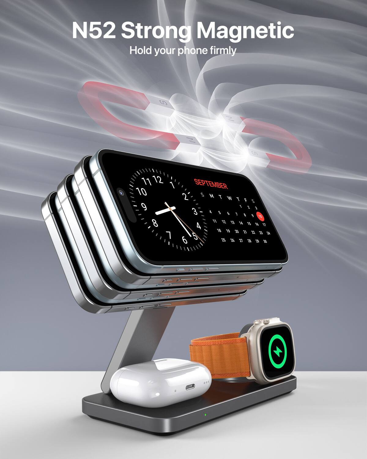 N52 Strong Magnetic  
Hold your phone firmly

SEPTEMBER  
S M T W T F S  
1 2 3 4 5 6 7  
8 9 10 11 12 13 14  
15 16 17 18 19 20 21  
22 23 24 25 26 27 28  
29 30