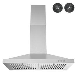 Streamline - 30 inches - Recirculating - Wall Range Hood - Brushed Stainless Steel