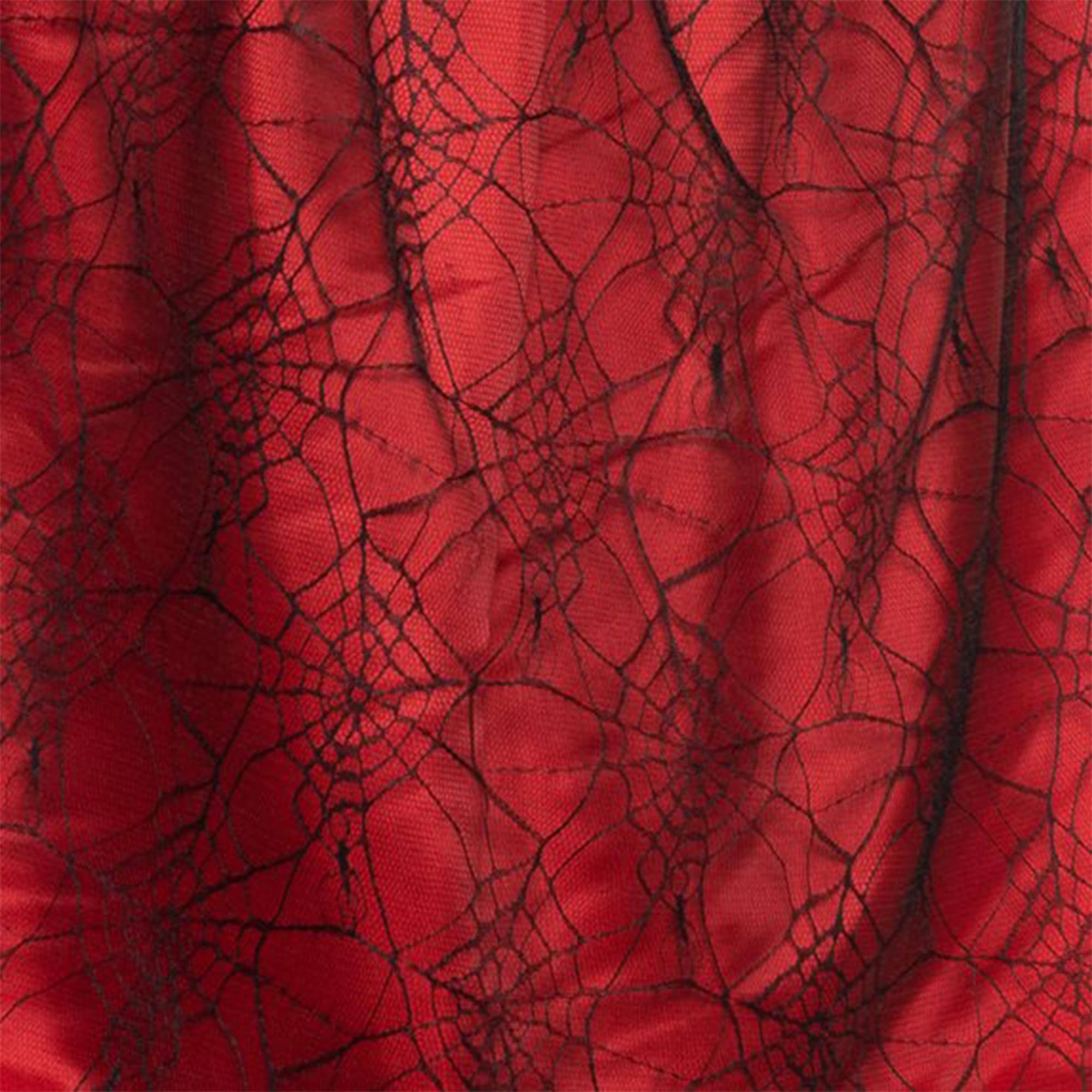 Alt View 2. Underwraps - Red Witch Cape and Hat Adult Costume Set | Standard - Red.