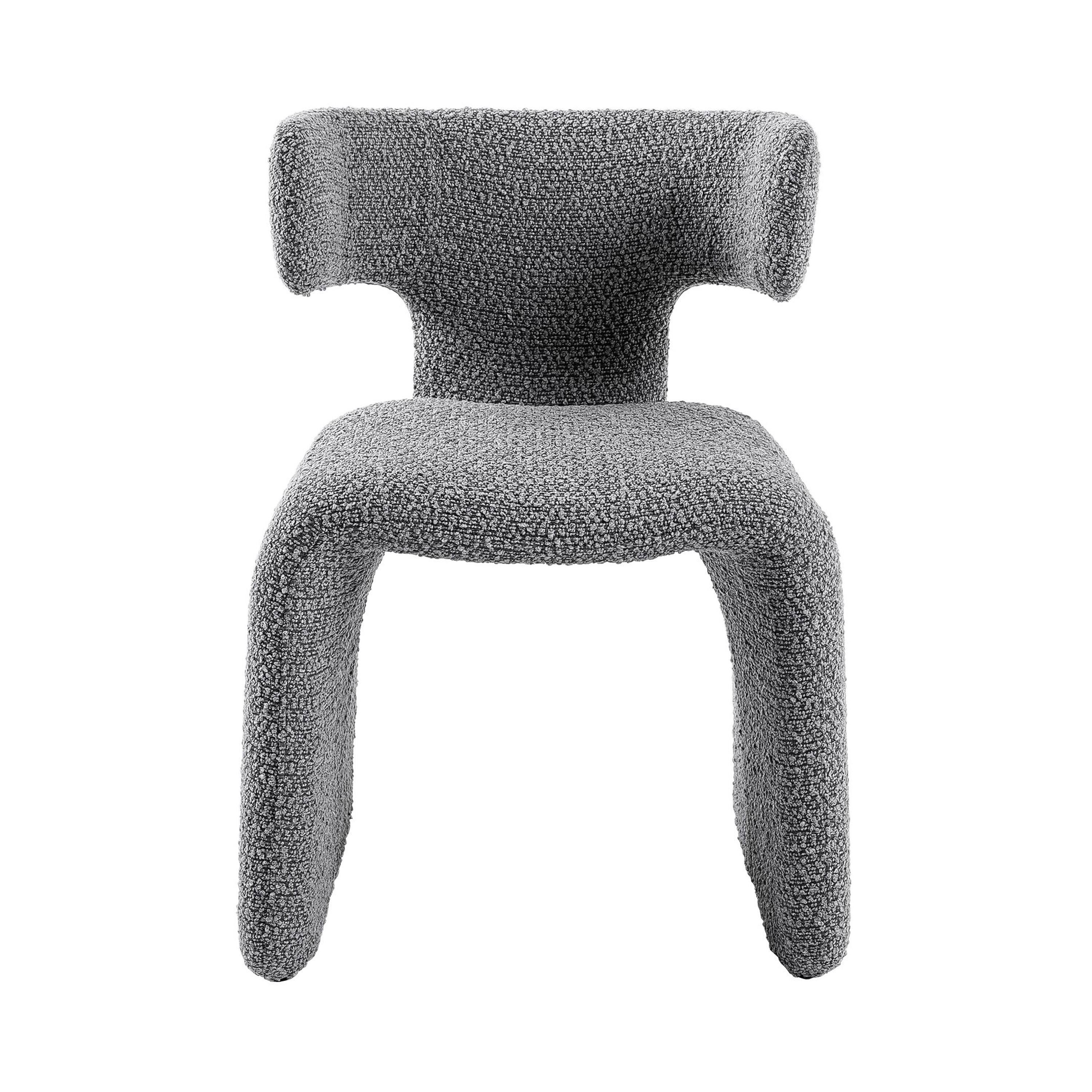 Manhattan Lane Cid Fiu 22 Inch Dining Chair, Curved Wingback Textured ...