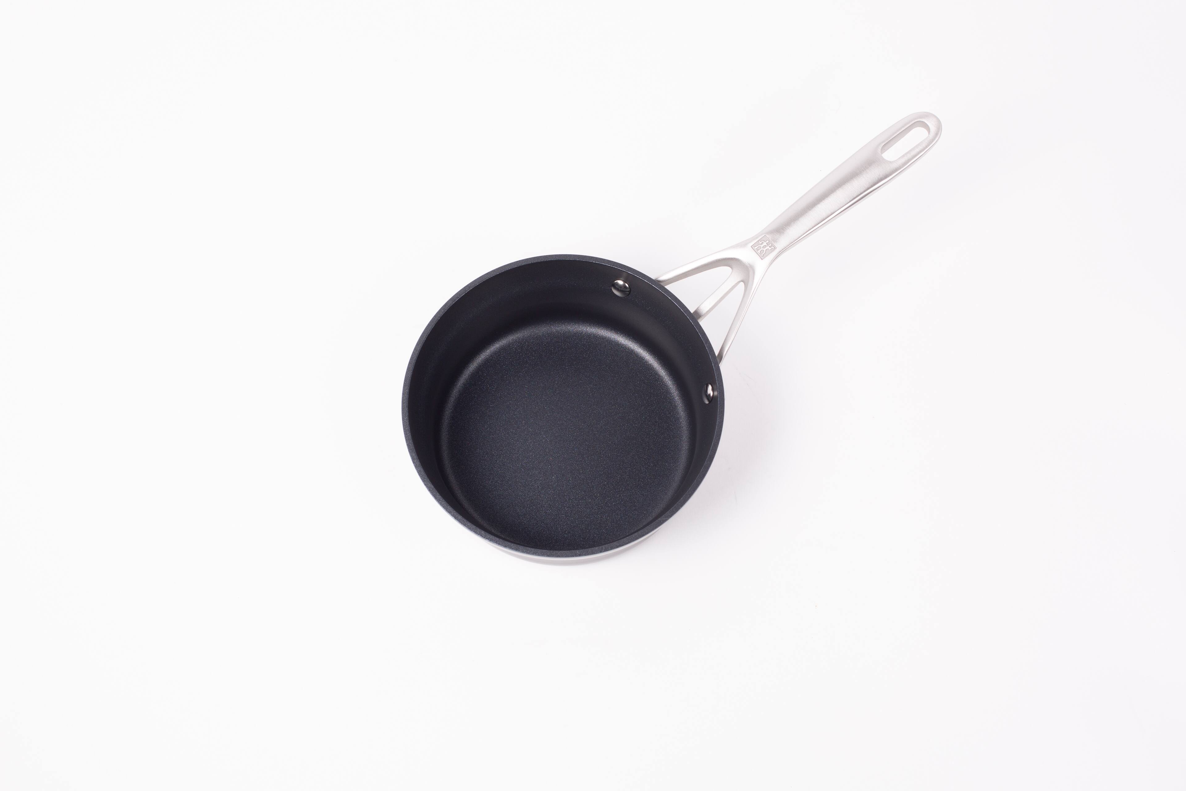 Alt View 4. ZWILLING - ZWILLING Motion Hard Anodized 1.5-qt Aluminum Nonstick Sauce Pan with Lid - Black.