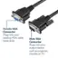 Female VGA Connector: Plugs into your existing VGA cable (male end).
Male VGA Connector: Plugs into your output device such as projector, monitor, or TV.