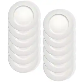 American Atelier - Round Charger Plates 12-Piece Set 13" - White