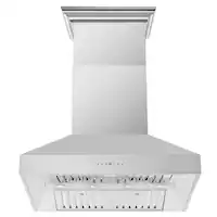 Forno Appliances - 36 inches - Externally Vented - Wall Range Hood - Silver - Front_Zoom
