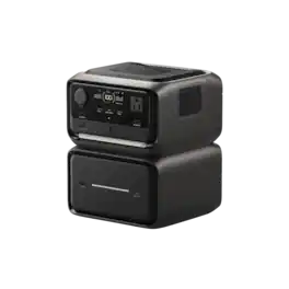 EcoFlow - River 3 Max Plus 858Wh (Wireless) Portable Power Station (858 Wh Capacity) - Black