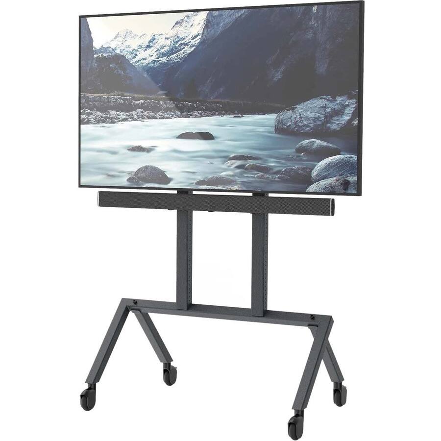 Alt View 2. Heckler Design - SOUNDBAR MOUNT FOR HECKLER AV CART - Black Gray.