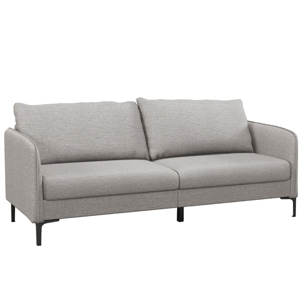 Kadyn - Modern 76 Inch Loveseat Sofa Couch for Apartment Dorm with Metal Legs-Gray, Couch for Living Room, Loveseat Sofa - Gray