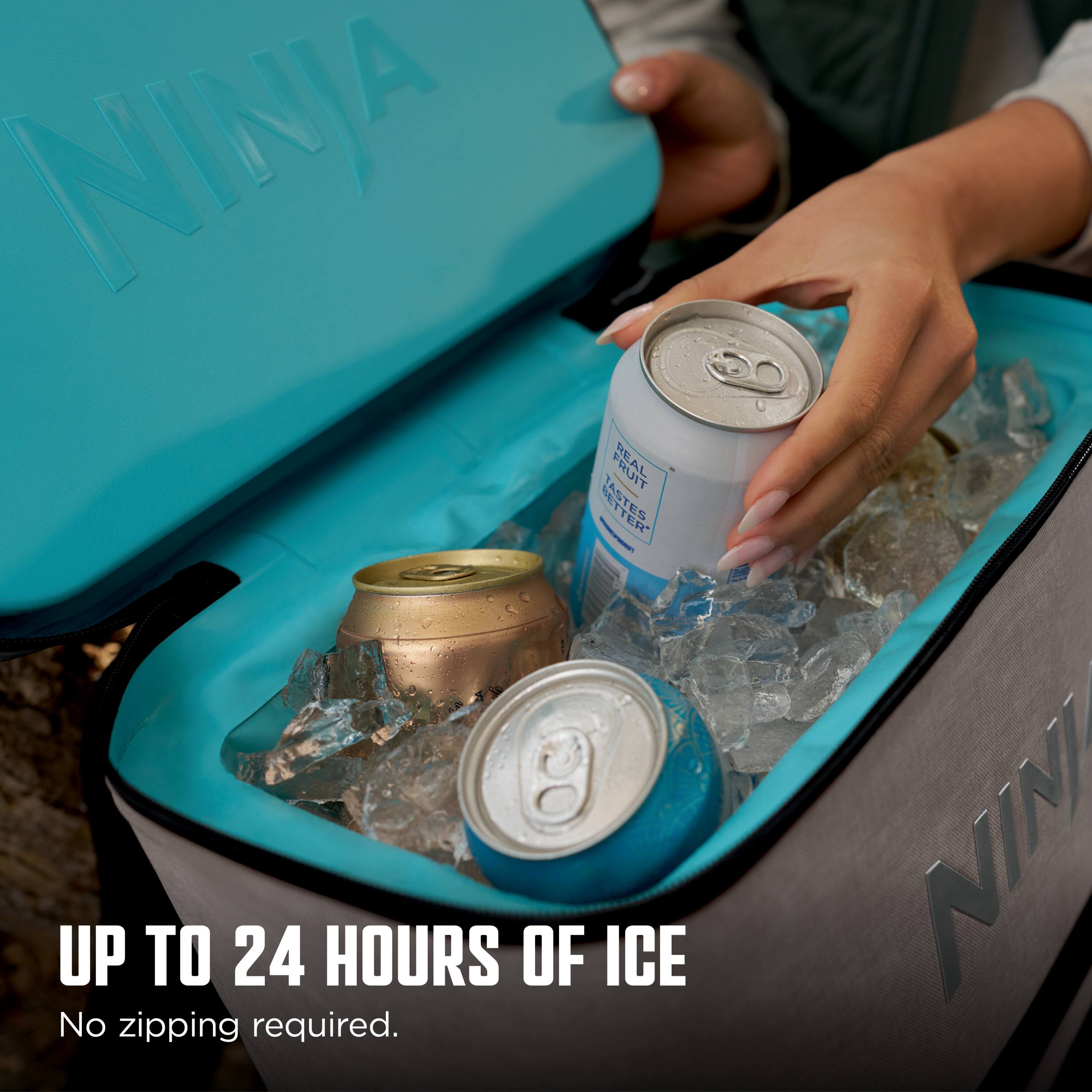 NINJA FRUIT REA STER ATT - ER - UP TO 24 HOURS OF ICE  
No zipping required.