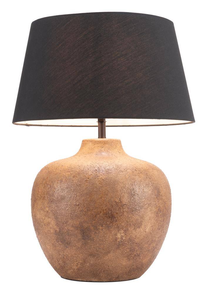 Front. Hivvago - Basil Table Lamp Black - Black.