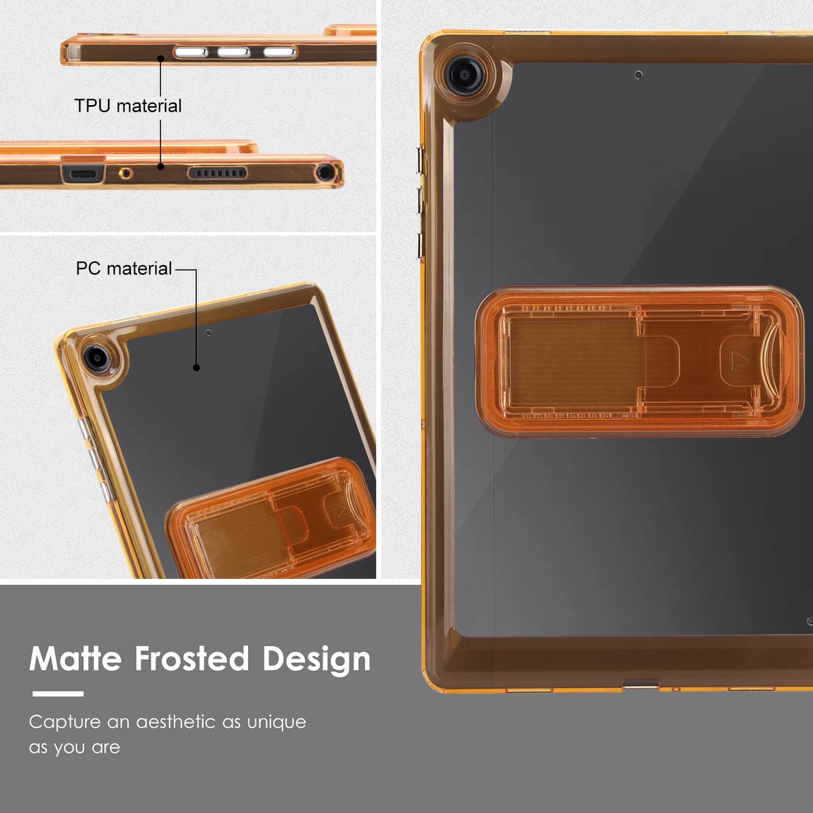 TPU material  
PC material  
Matte Frosted Design  
Capture an aesthetic as unique as you are