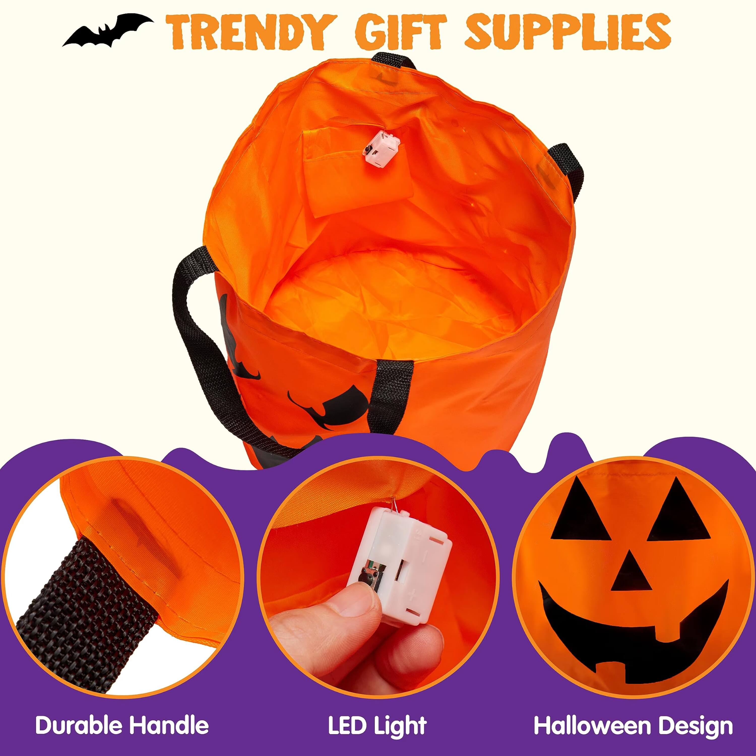 TRENDY GIFT SUPPLIES

100 Durable Handle LED Light Halloween Design