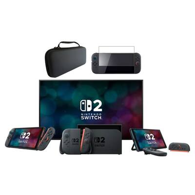 Switch 2 System With Accessories, (Carrying Case, and Screen Switch 2 System With Accessories, (Carrying Case, and Screen