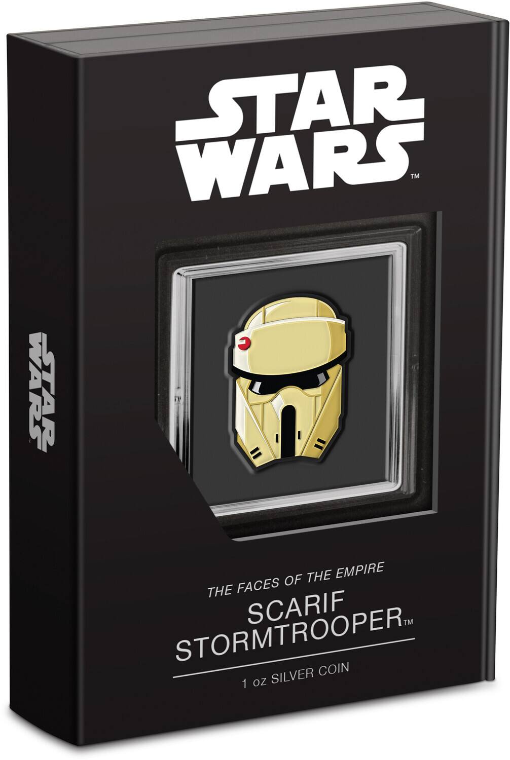 STAR WARS™  
THE FACES OF THE EMPIRE  
SCARIF STORMTROOPER™  
1 oz SILVER COIN