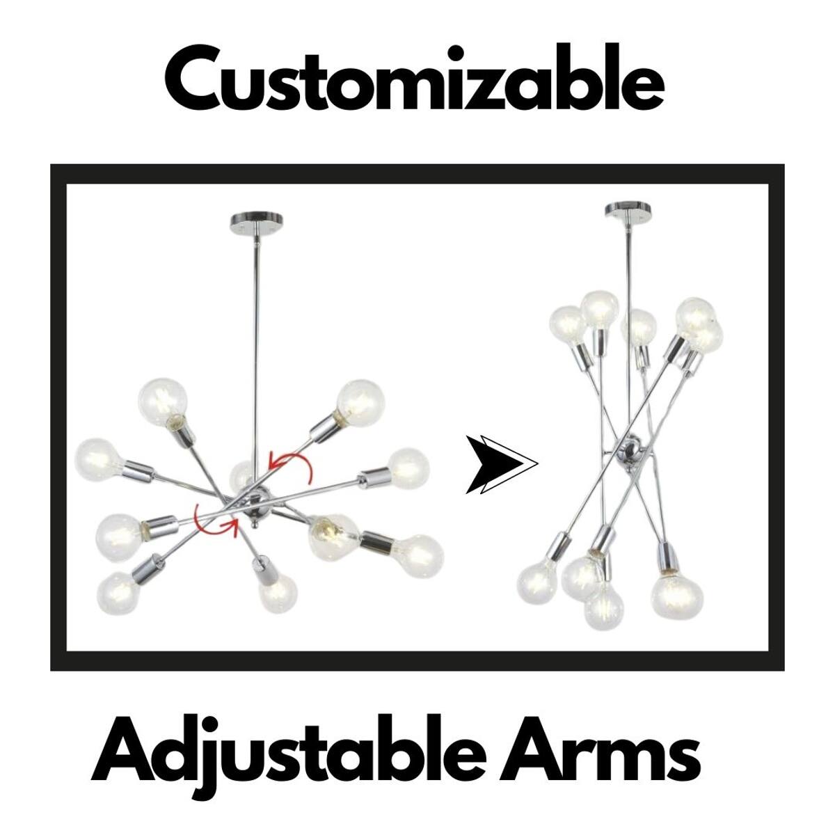 Customizable  
Adjustable Arms