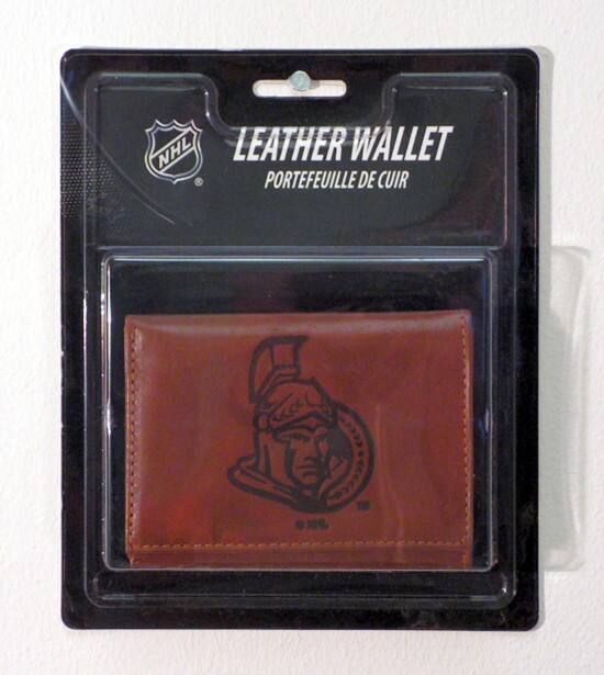 NHL LEATHER WALLET  
PORTFEUILLE DE CUIR