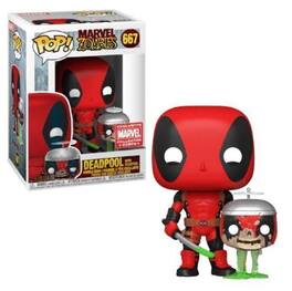 Funko - Pop! Marvel Deadpool with Headpool #667 Exclusive Vinyl Figure - Multicolored
