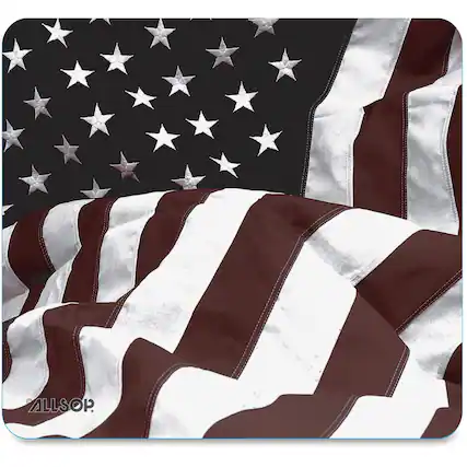 Front. Allsop - Allsop NatureSmart Image Mousepad American Flag (29302) American Flag 0.79 x 8.50 - Multicolored.