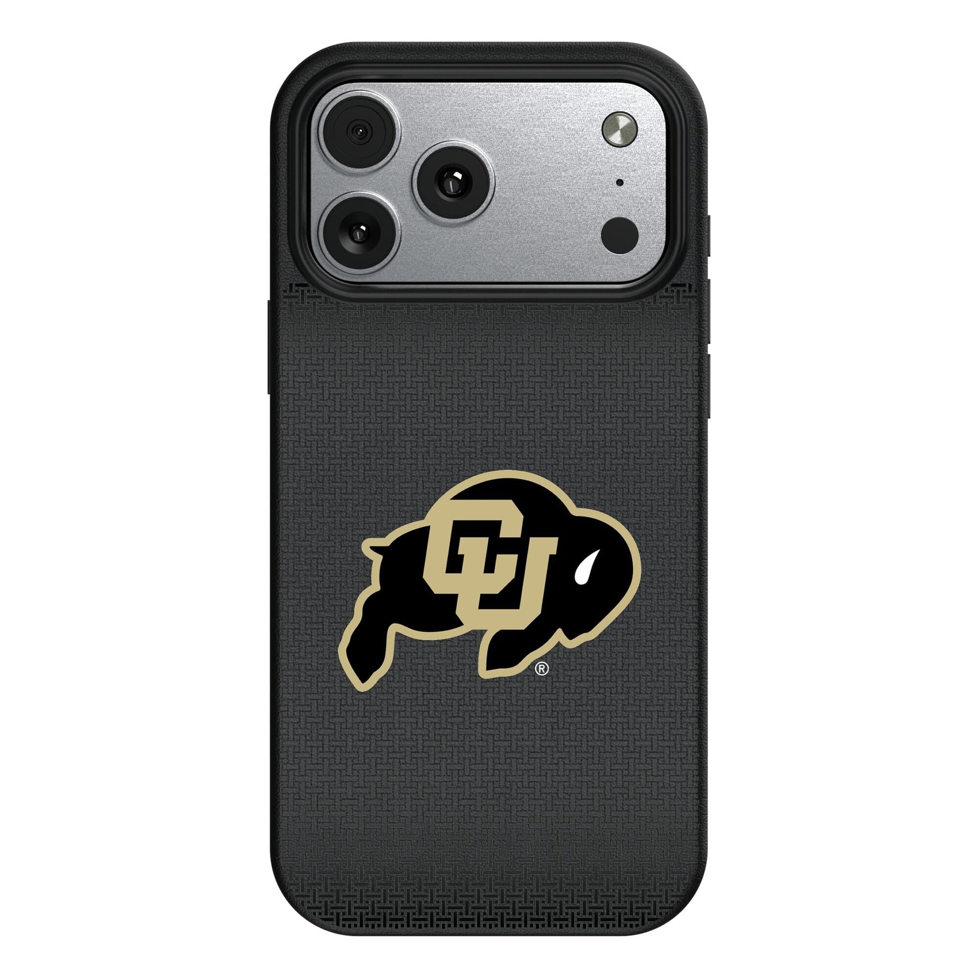 Keyscaper - NCAA - Colorado Buffaloes Linen Logo iPhone Magnetic Bump Case - 17 - Black price history on PriceWatchPro
