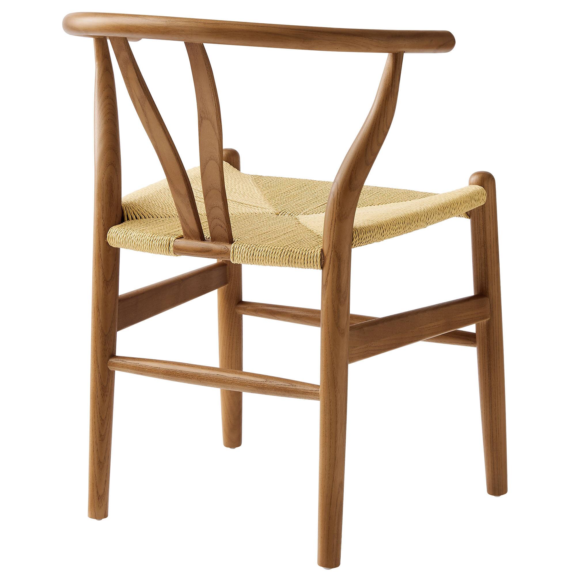Alt View 1. Modway - Amish 29" Wood Dining Chair by Modway - Brown.