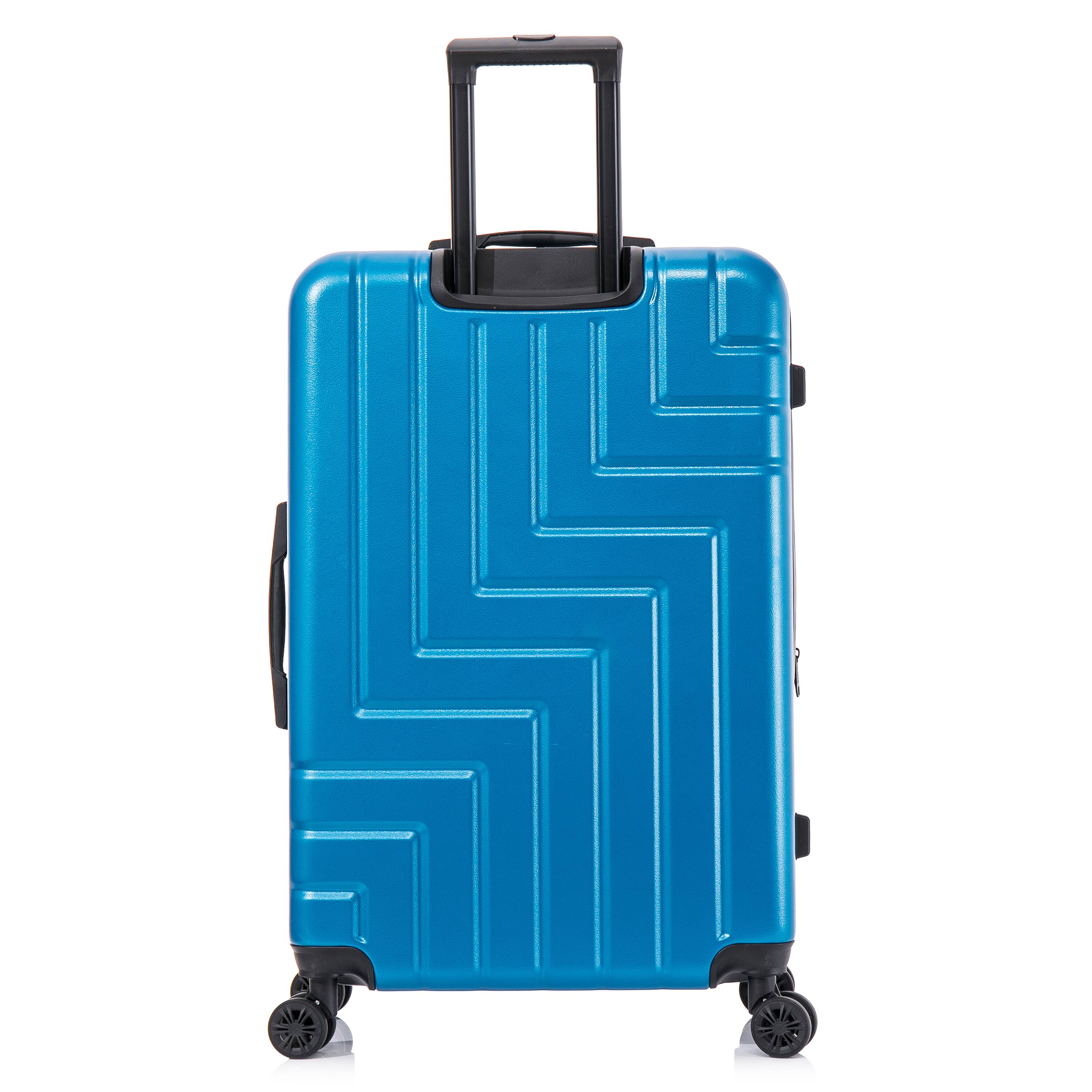 Alt View 1. DUKAP - Zahav Lightweight Hardside Spinner Luggage 28" - TEAL.