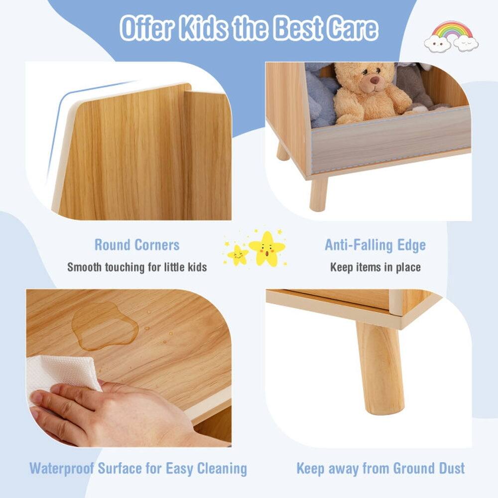 Offer Kids the Best Care

- Round Corners
  - Smooth touching for little kids

- Anti-Falling Edge
  - Keep items in place

- Waterproof Surface for Easy Cleaning

- Keep away from Ground Dust