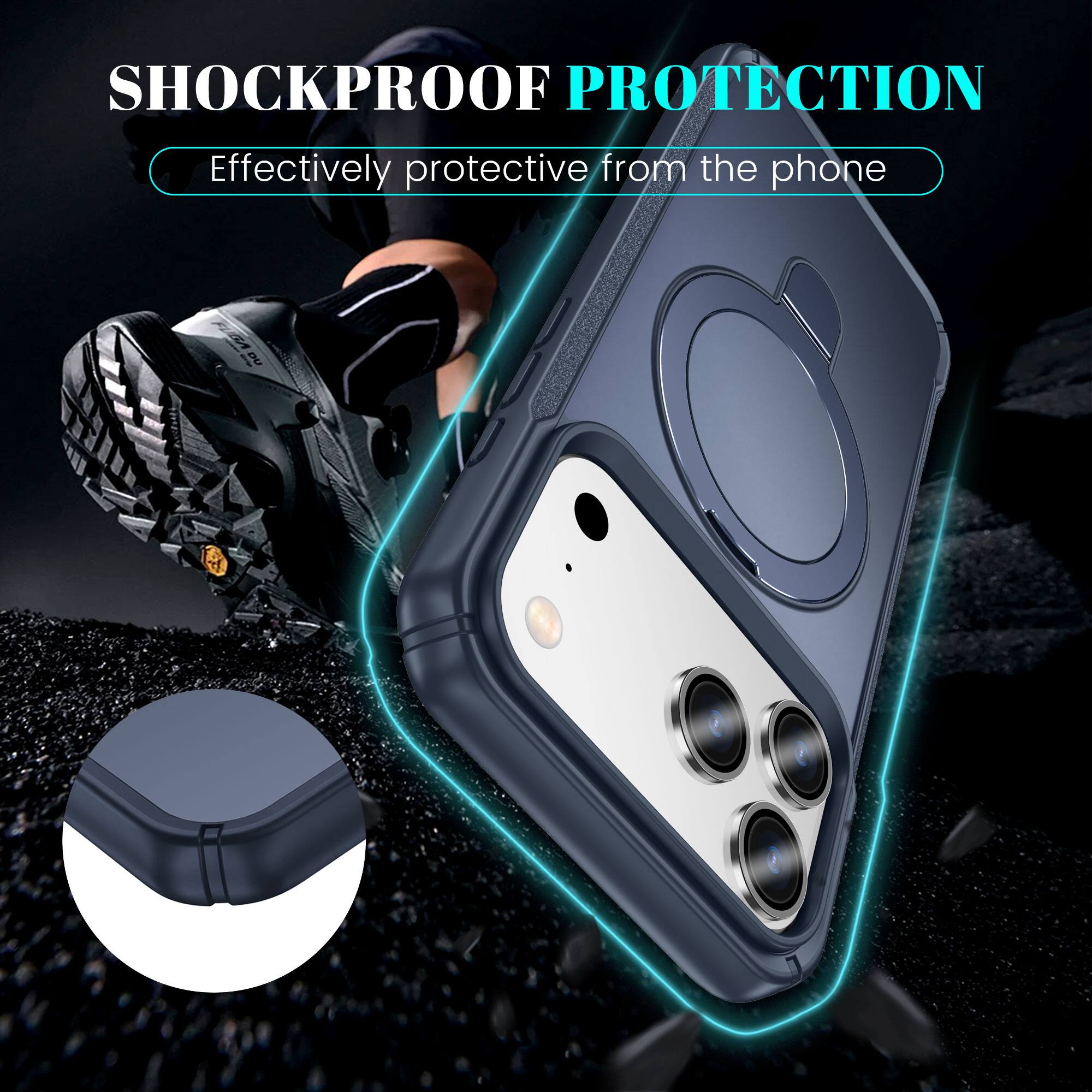SHOCKPROOF PROTECTION  
Effectively protective from the phone