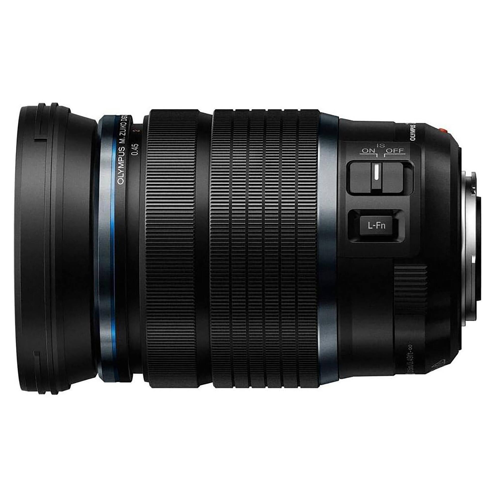 The text on the image reads "M.ZUIHODE M.045 OLYMPUS OLYMPIC 8 ON OFF L-Fn."