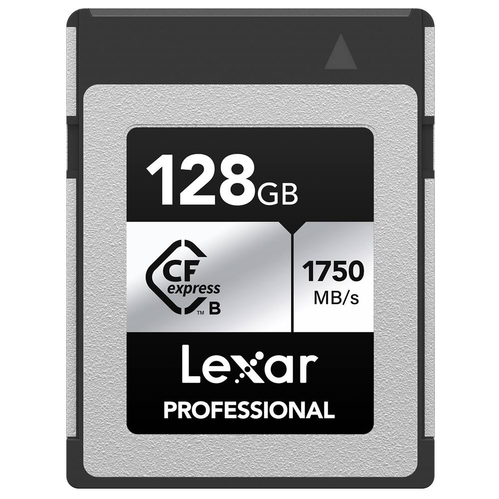 128GB  
CF express B  
1750 MB/s  
Lexar PROFESSIONAL