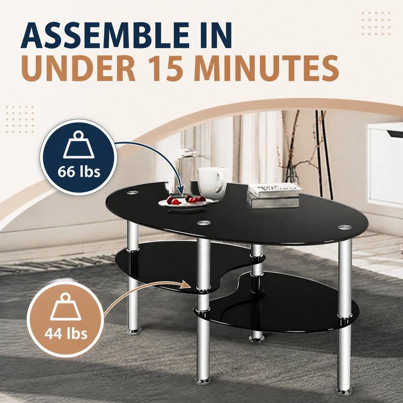 ASSEMBLE IN UNDER 15 MINUTES

66 lbs

44 lbs